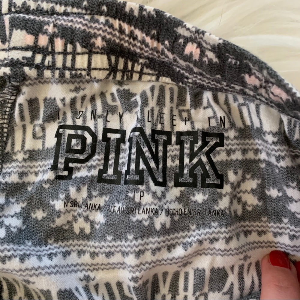 Victoria secret love pink fair isle pajama pants - Picture 5 of 8